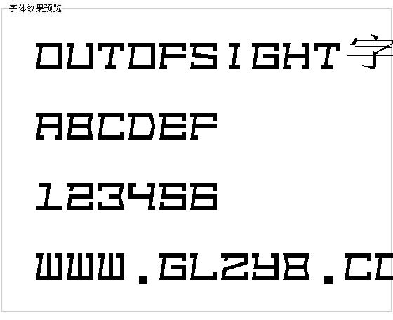 Outofsight字体