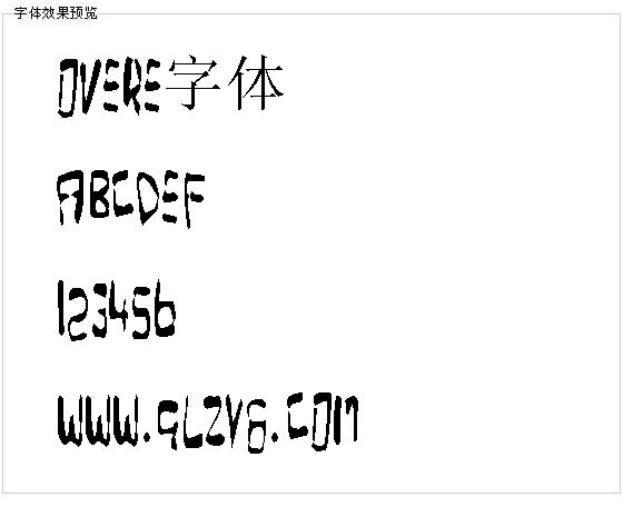 Overe字体
