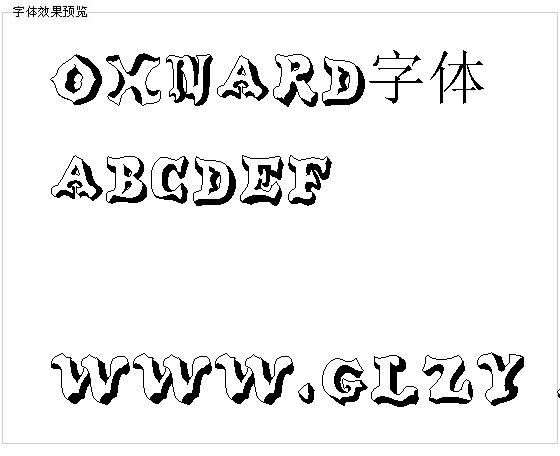 Oxnard字体