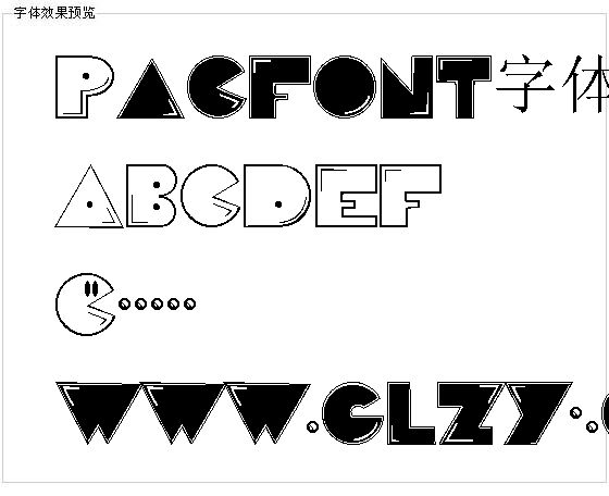 Pacfont字体