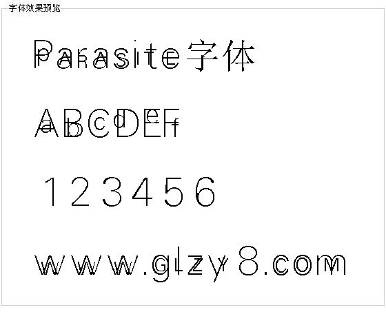 Parasite字体