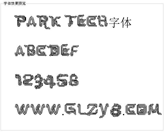 Park Tech字体