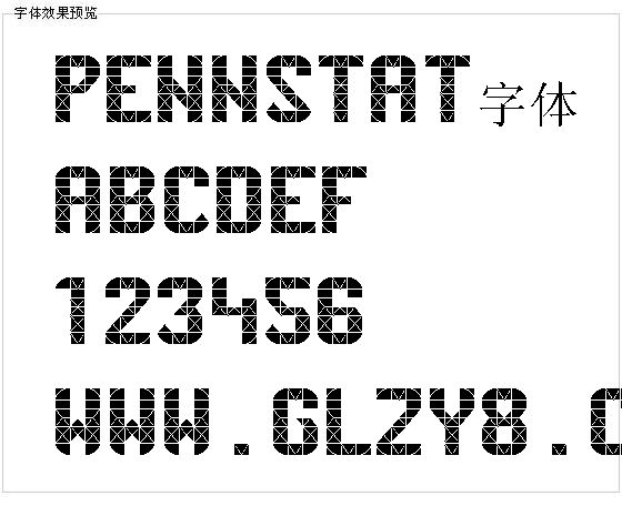 Pennstat字体