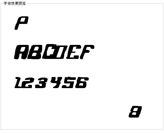 Phonebooknubby字体