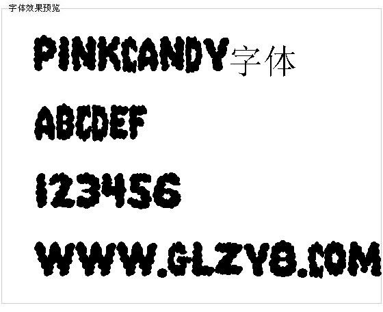 Pinkcandy字体