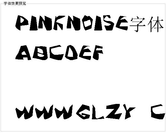 Pinknoise字体