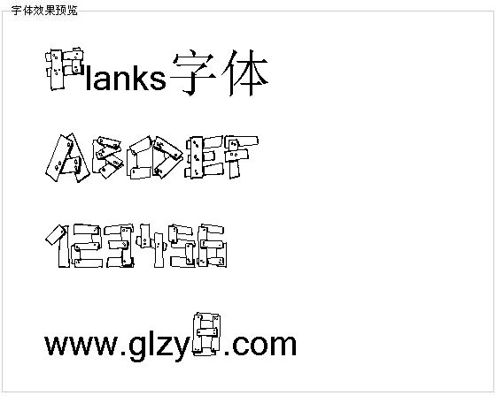 Planks字体