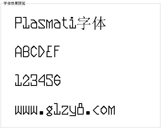 Plasmati字体