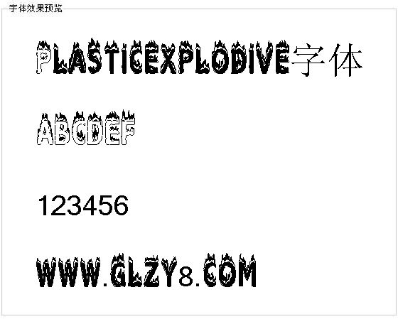 Plasticexplodive字体