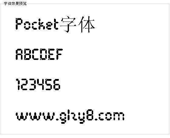 Pocket字体