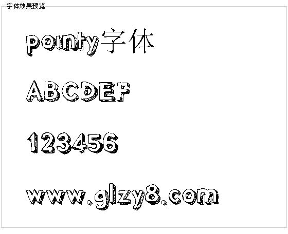 pointy字体