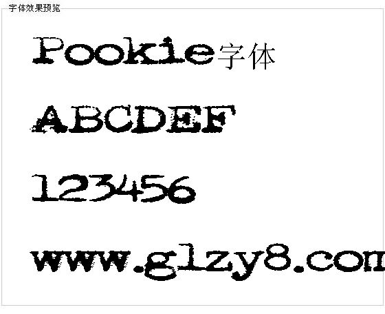 Pookie字体