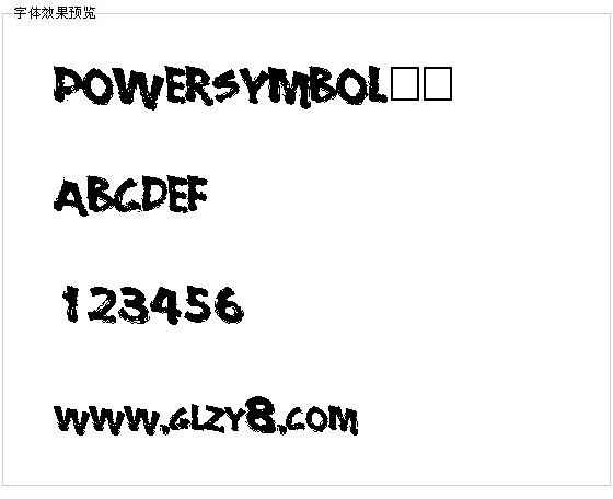 POWERSYMBOL字体