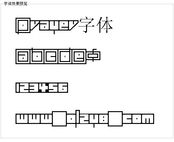 Prayer字体