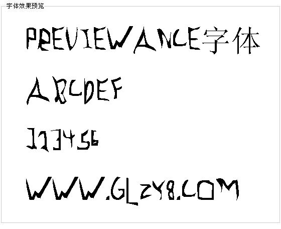 Previewance字体