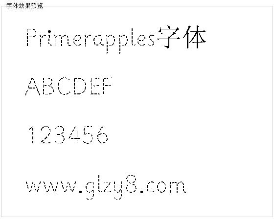 Primerapples字体