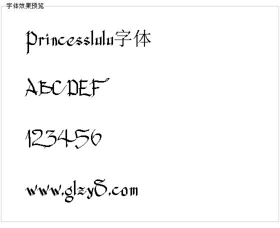 Princesslulu字体