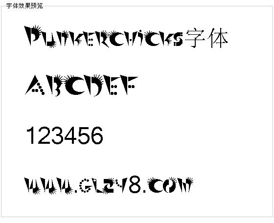 Punkerchicks字体