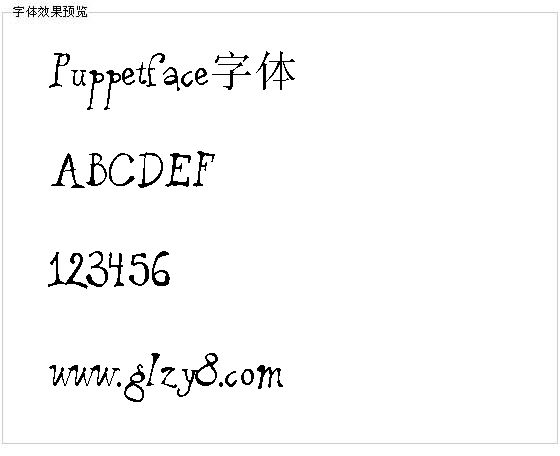 Puppetface字体