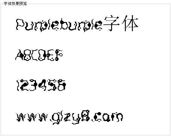 Purpleburple字体