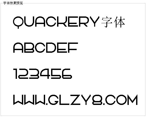 Quackery字体