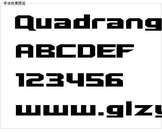 Quadrangle字体