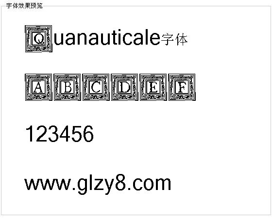 Quanauticale字体