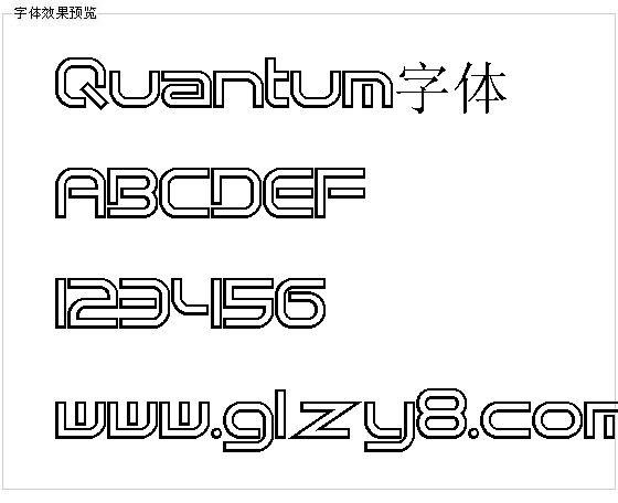 Quantum字体