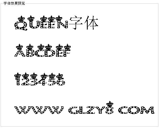 QUEEN字体