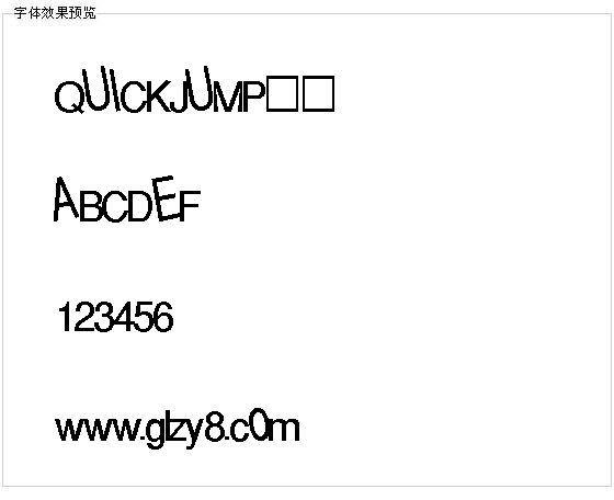 QUICKJUMP字体