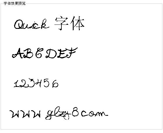 Quick字体