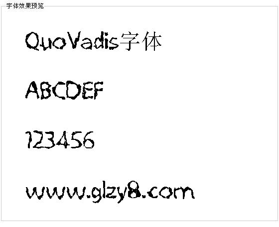 QuoVadis字体