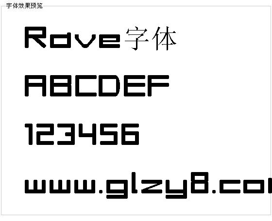 Rave字体