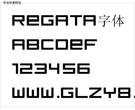 Regata字体