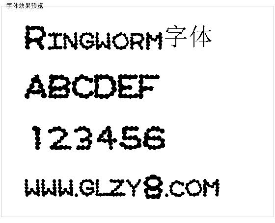 Ringworm字体