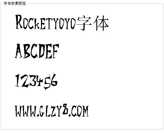 Rocketyoyo字体