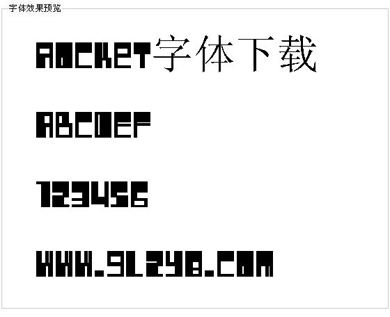 Rocket字体下载