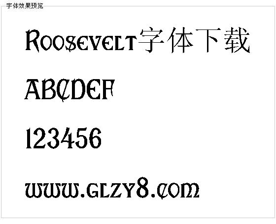 Roosevelt字体下载