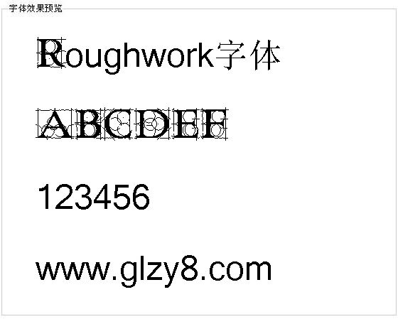 Roughwork字体