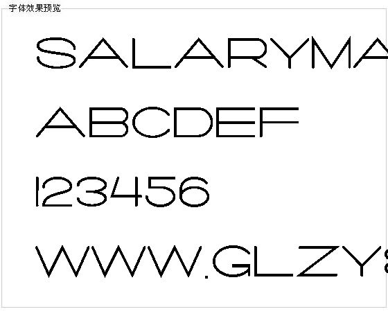 Salaryma字体