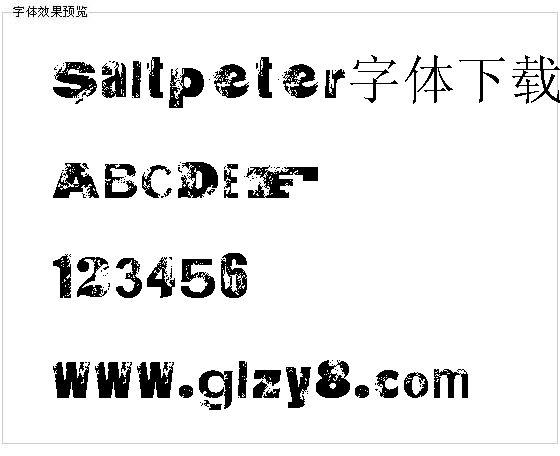 Saltpeter字体下载