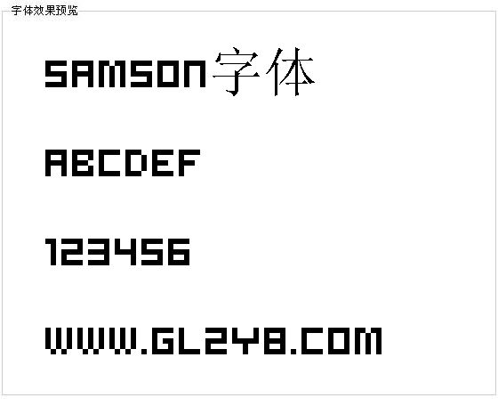 Samson字体