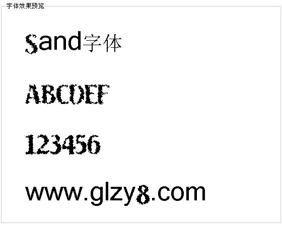 Sand字体