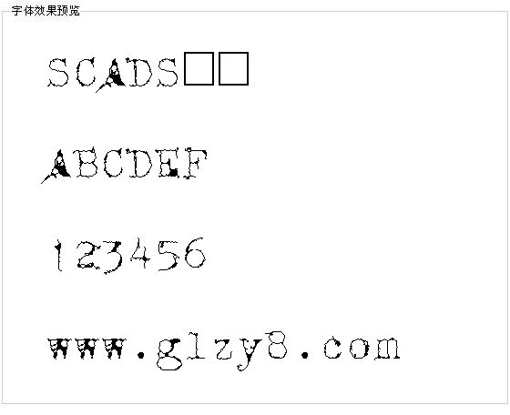 SCADS字体
