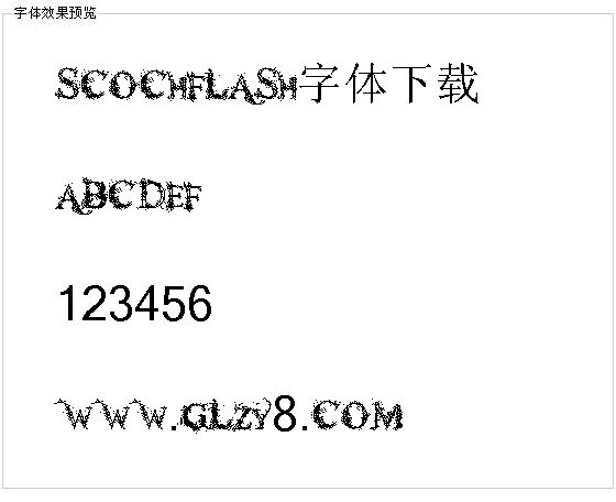 scochflash字体下载