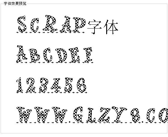 Scrap字体