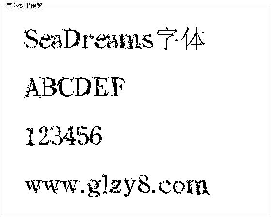 SeaDreams字体