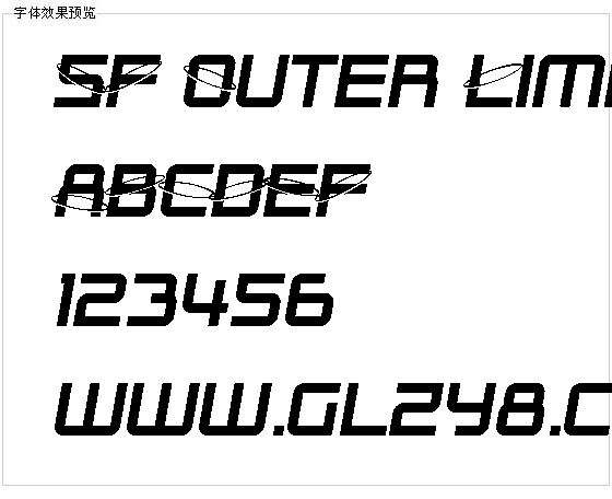 SF Outer Limits字体