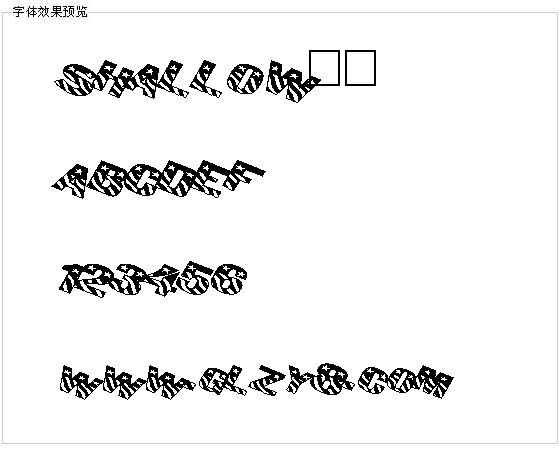 SHALLOW字体