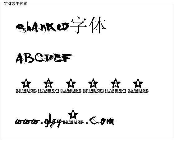 ShAnKed字体